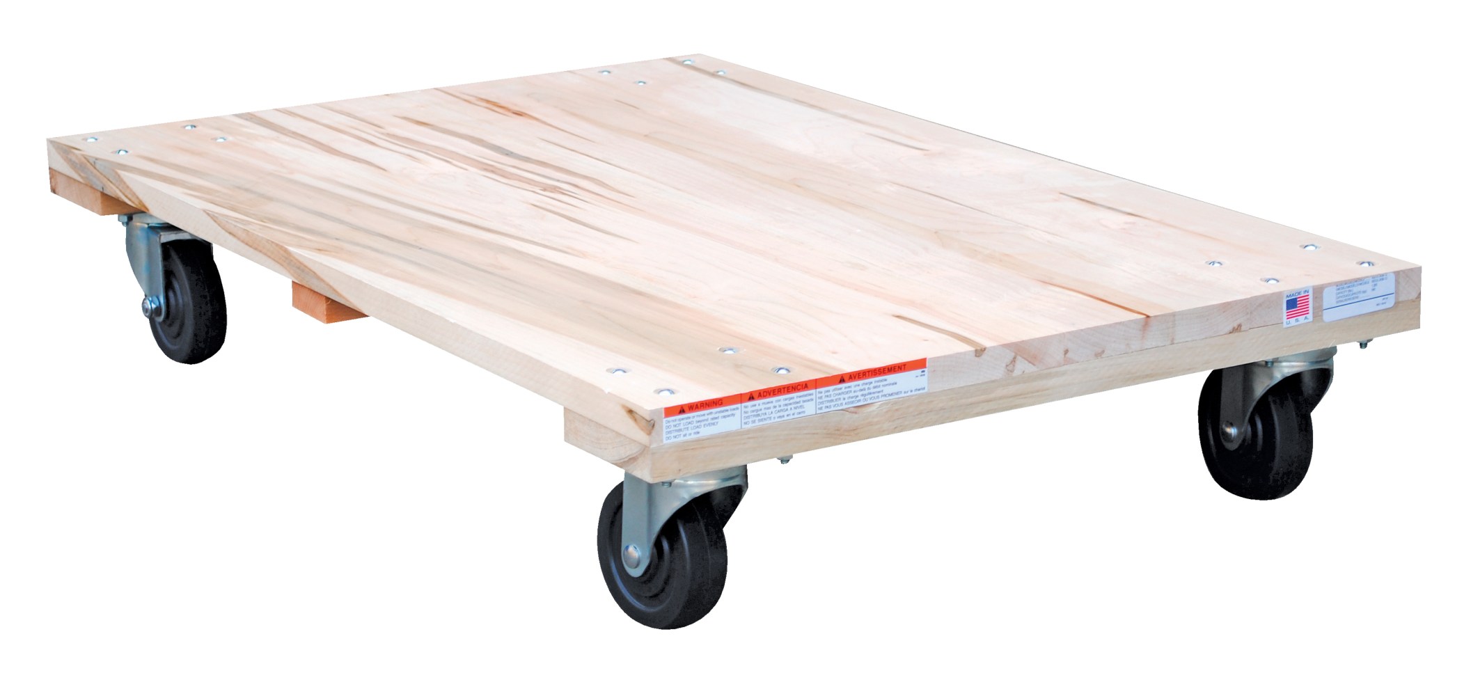 Vestil Open Deck Hardwood Dollies