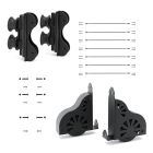 Quiet Glide Rolling Library Ladder Hardware Kit (Build Your Own Ladder) - Black