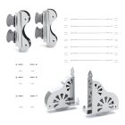 Quiet Glide Rolling Library Ladder Hardware Kit (Build Your Own Ladder) - Chrome