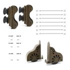 Quiet Glide Rolling Library Ladder Hardware Kit (Build Your Own Ladder) - Hammered Antique Brass