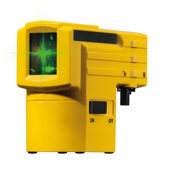 Stabila 03265 LAX 50 Green Beam Cross Line Laser with Telescopic Mount