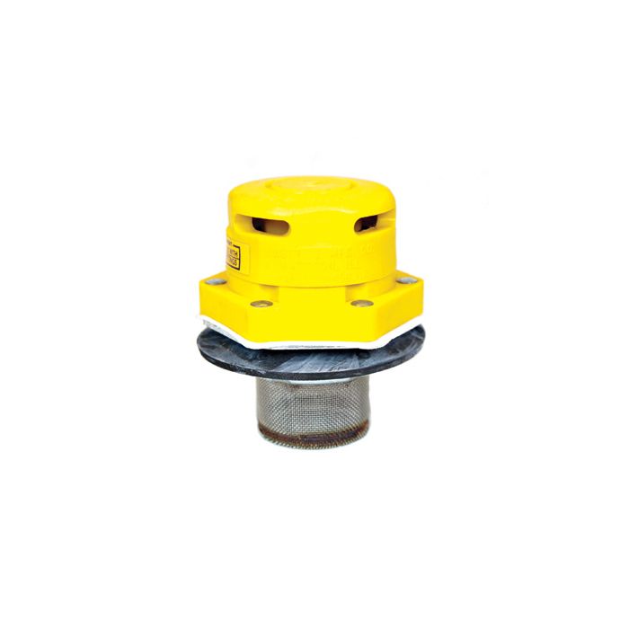 Justrite 08005 Polyethylene Vertical Drum Vent with Flame Arrester for Petroleum Based Applications - 2