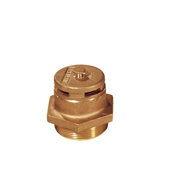 Justrite 08101 Brass Vertical Vent for Petroleum Based Applications - 2