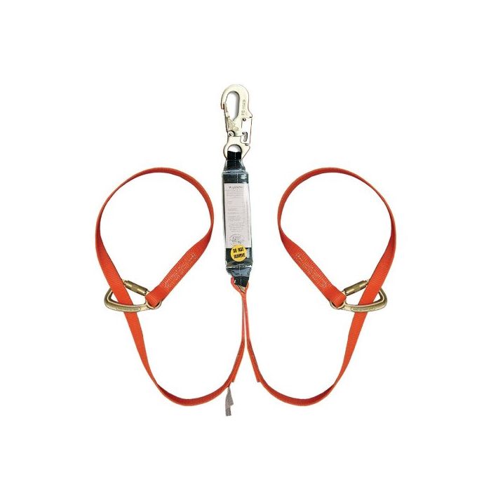 Guardian 11760 - 6' Double Leg Triple Lock Wrap Tie-back Lanyards