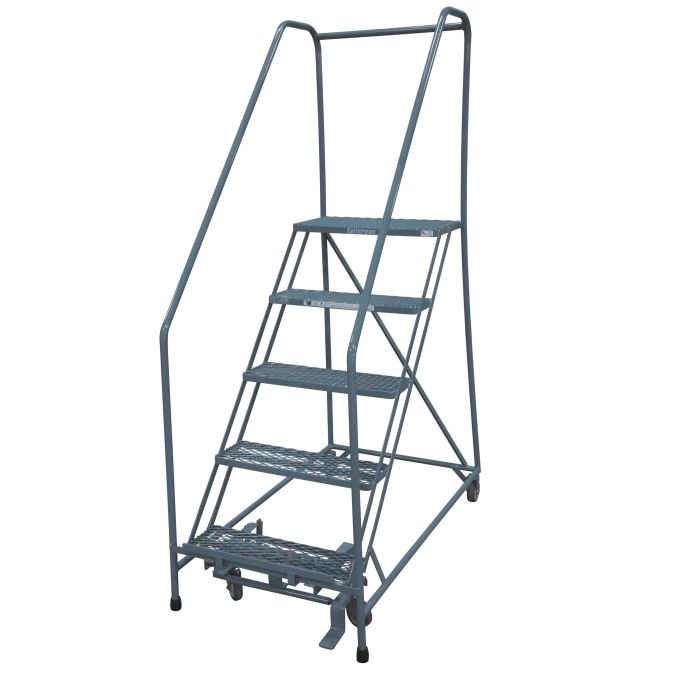 Cotterman 1200 Series 50 Degree Steel Rolling Warehouse Ladders