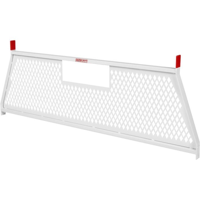 Weather Guard 1906-3-02 PROTECT-A-RAIL Steel Screen Cab Protector - White