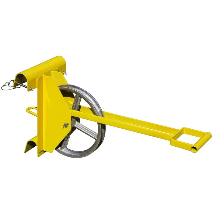 Tie Down Engineering 13804 Roof Zone Ladder Hoisting Wheel with Long Handle