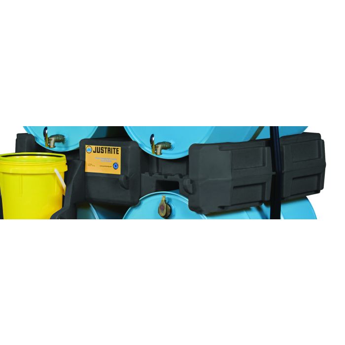 Justrite 28669 - EcoPolyBlend Drum Management System Black Stack Module