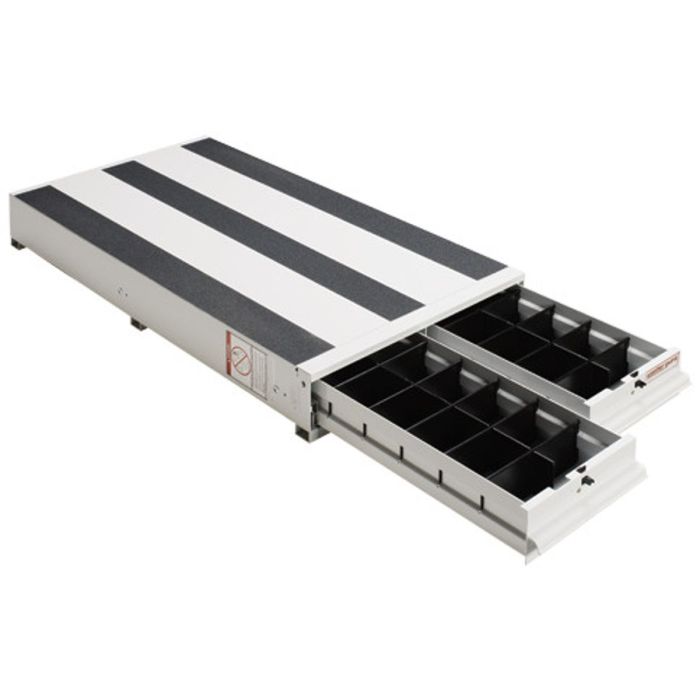 Weather Guard 316-3 Itemizer Van Drawer Unit with 2 Drawers - 6-3/4