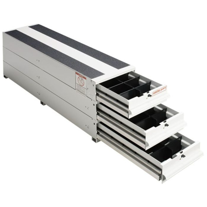 Weather Guard 327-3 Itemizer Van Drawer Unit with 3 Drawers - 4-1/4