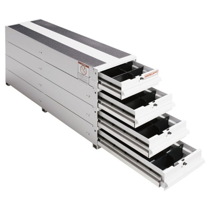 Weather Guard 328-3 Itemizer Van Drawer Unit with 4 Drawers - 23-1/2