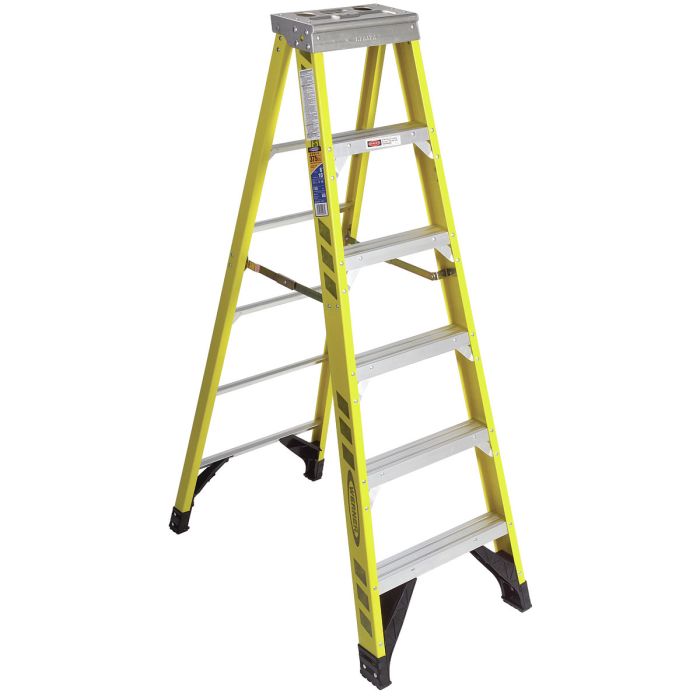 Werner 7300 Series Fiberglass Single Sided Stepladders