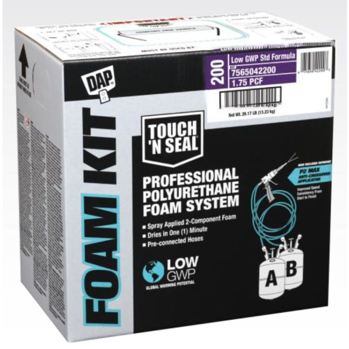 7565042200 Touch N' Seal&reg; 200 Low GWP 1.75 PCF FR Closed Cell Spray Foam Kit