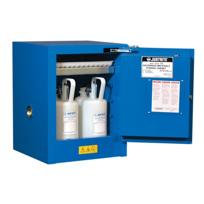 Justrite 8604282 ChemCor Countertop Hazardous Material Safety Cabinet - 17
