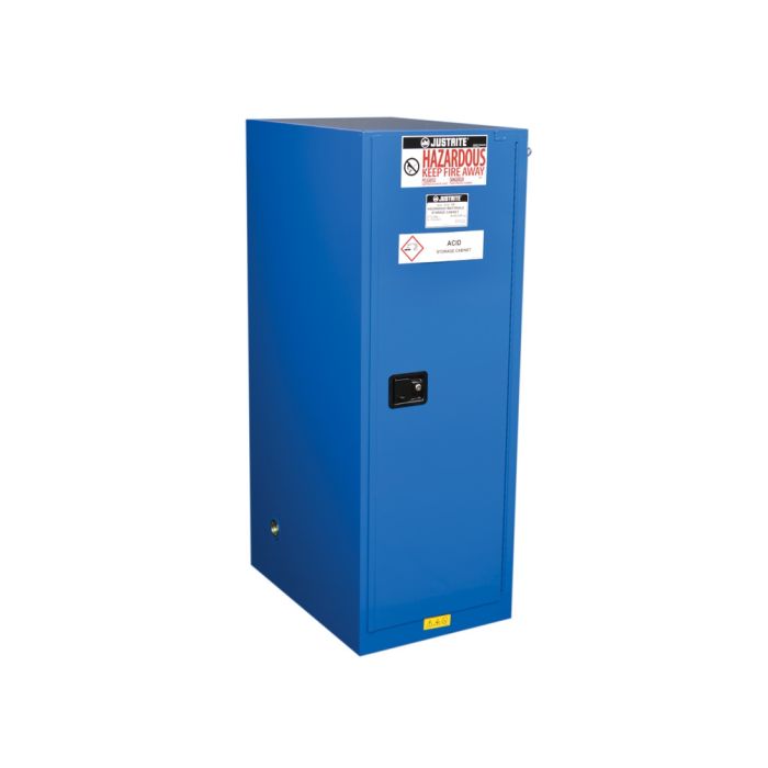 Justrite 865428 Sure-Grip Simline Hazardous Material Safety Cabinet - 23-1/4
