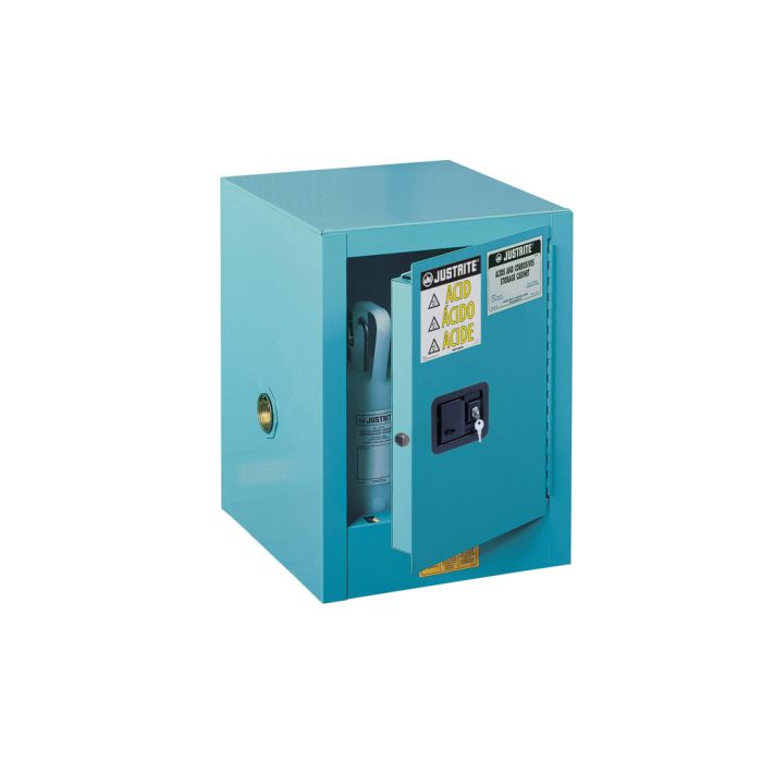 Justrite Countertop Sure-Grip EX Corrosives Safety Cabinets - 4 Gallon