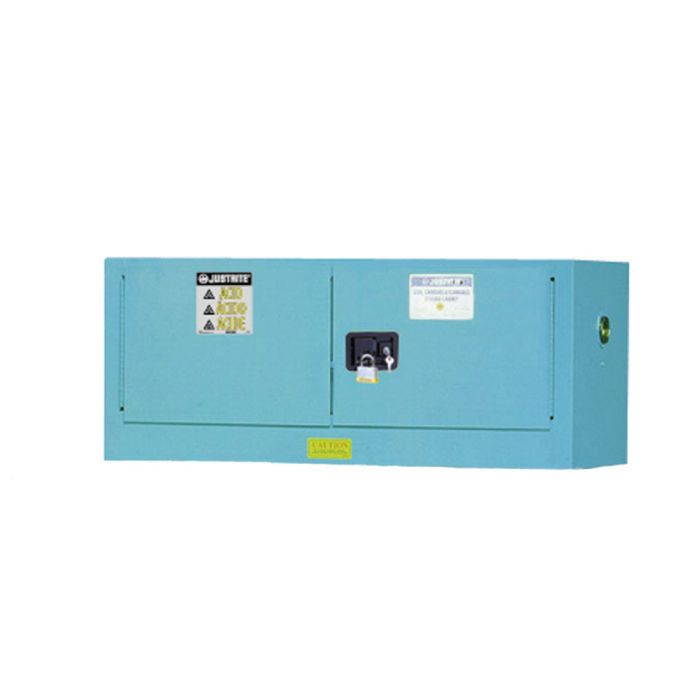 Justrite Piggyback Sure-Grip EX Corrosives Safety Cabinets - 13 Gallon
