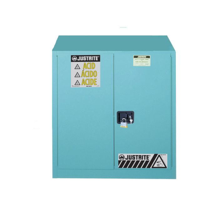 Justrite Sure-Grip EX Corrosives Safety Cabinets - 30 Gallon