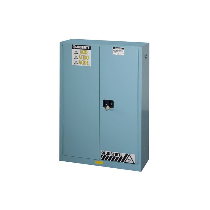Justrite Sure-Grip EX Corrosives Safety Cabinets - 45 Gallon