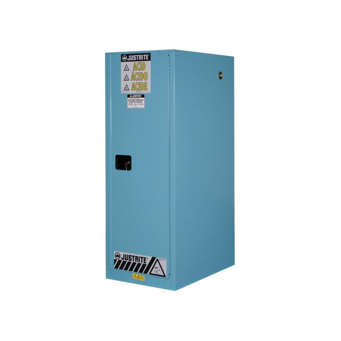 Justrite Slimline Sure-Grip EX Corrosives Safety Cabinets - 54 Gallon