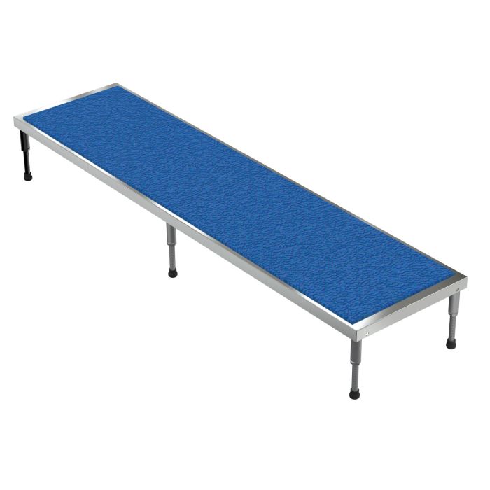 Vestil Adjustable Aluminum Work-Mate Stands with Ergo-Matting Deck