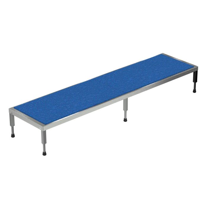 Vestil Adjustable Stainless Steel Work-Mate Stands with Ergo-Matting Deck