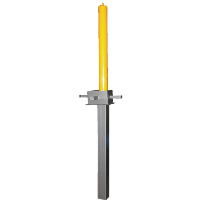 Vestil Self Storing Bollards with Door and Lock
