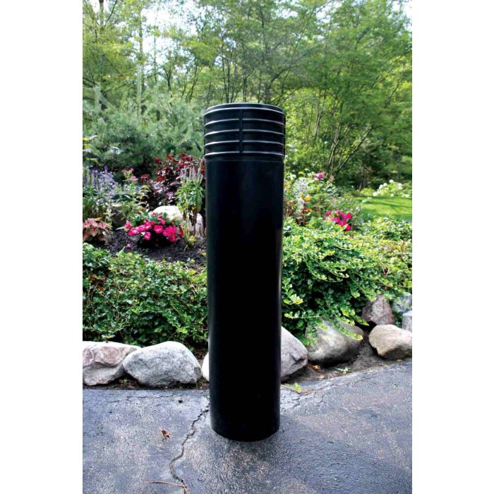 Vestil BPC-DC-B Cinco Style Polyethylene Decorative Bollard Covers - 52