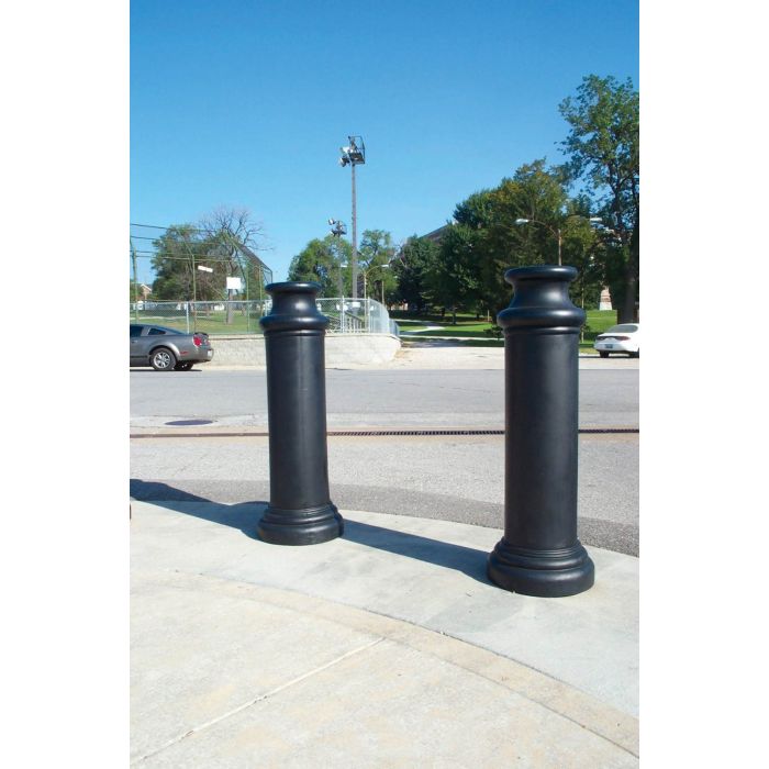 Vestil BPC-DP-B Pawn Style Polyethylene Decorative Bollard Covers - 49
