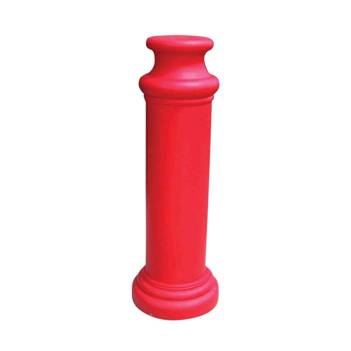 Vestil BPC-DP-R Pawn Style Polyethylene Decorative Bollard Covers - 49