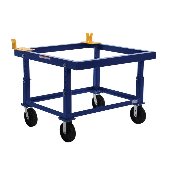 Vestil C-ATH-4048 Steel Adjustable Height Tilting Pallet and Container Transporter - 40