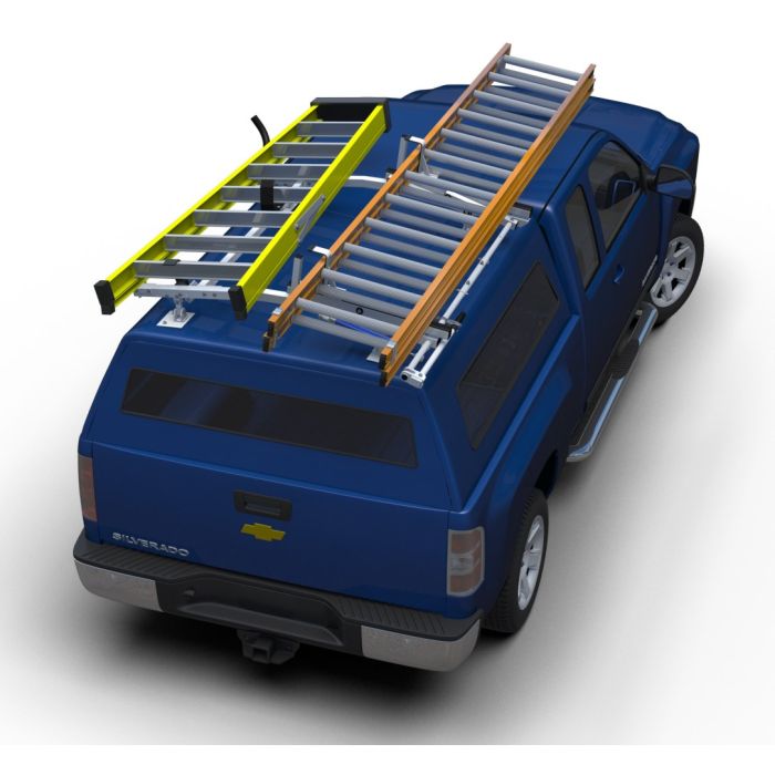 Prime Design PCR-6000 Quick Clamp Street Side & Horizontal Rotation Curb Side Pickup Rack with Two 62