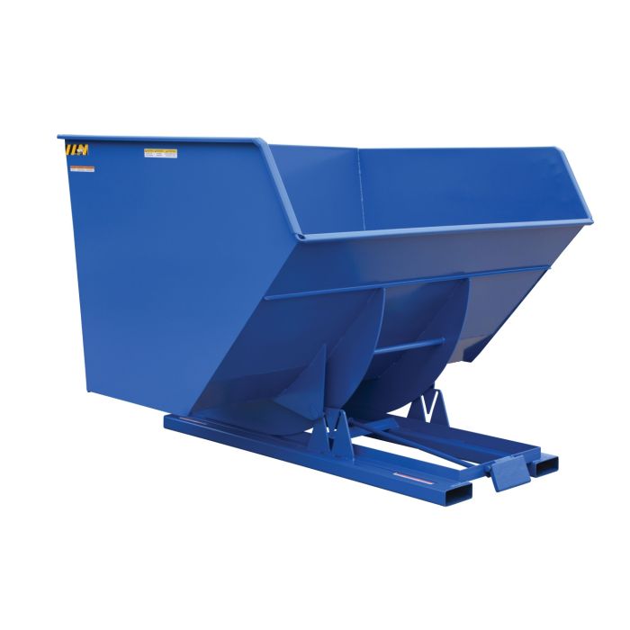 Vestil Extra Large Steel Self Dumping Fork Truck Hoppers with Bumper Release