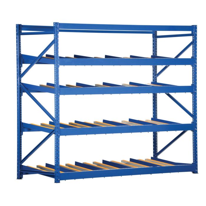 Vestil FLOW-4-5 Carton Flow Rack with 5 Levels - 96