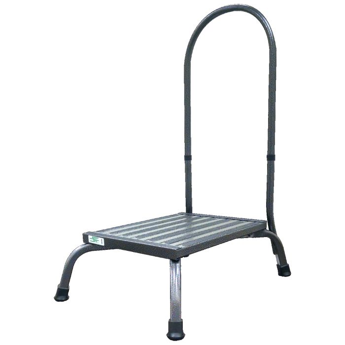 Safety Step H-08C-V Aluminum Medical Bariatric Step with Handle - 8