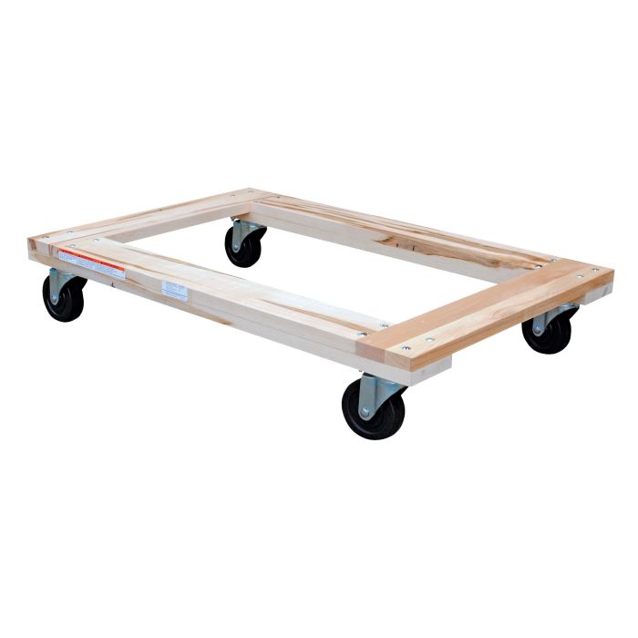 Vestil HDOF-2436-12 Open Deck Hardwood Dolly - 24