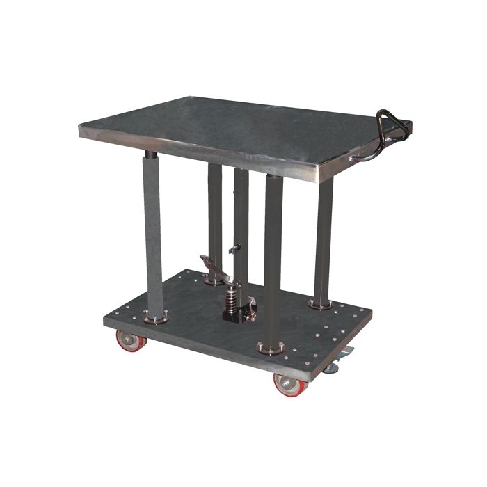 Vestil Stainless Steel Hydraulic Post Tables