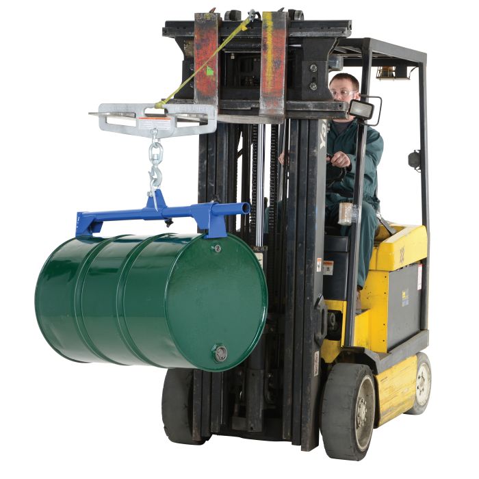 Vestil NVD-40 Near Vertical Drum Lifter for 55 Gallon Closed-head Steel Drums