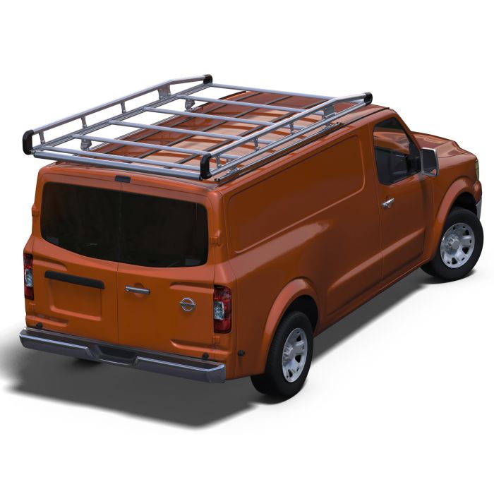 Prime Design AR1900 AluRack Aluminum Rack with Rear Rollers for 2014 and Newer Nissan NV Cargo Vans with 146
