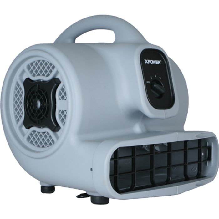 Xpower P-400 GREY 1/4 HP, 1600 CFM, 3.0A, 3 Speeds, 4 Positions Air Mover (PP)
