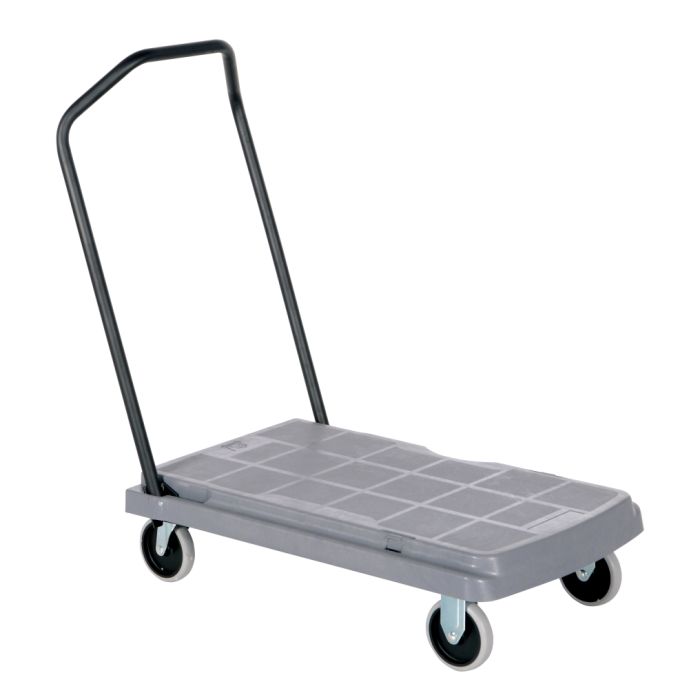 Vestil PC-60 Plastic Versatile Platform Truck with Fold Down Handle - 20-1/2