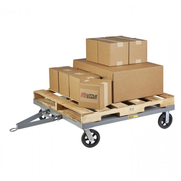 Little Giant Steel Towable Solid Deck Pallet Dollies
