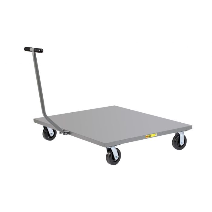 Little Giant Steel Solid Deck Pallet Dollies with T-Handle