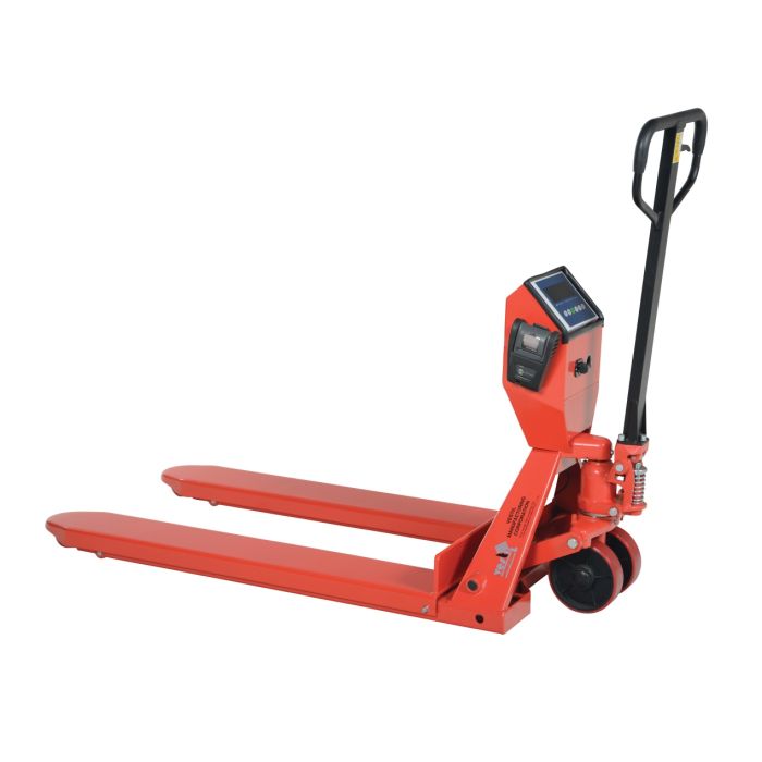 Vestil PM-2078-SCL-LP-PT Pallet Truck with Digital Scale and Printer - Forks 27