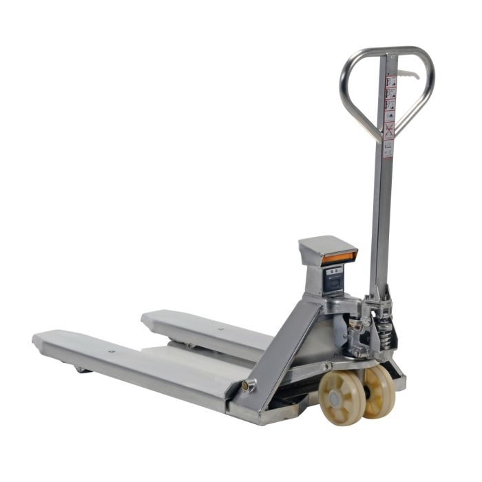 Vestil 304 Stainless Steel Pallet Trucks with Scale