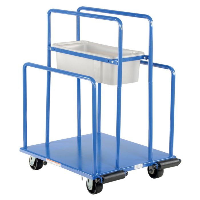 Vestil PRCT Steel Panel Cart with Parts Bin - 26