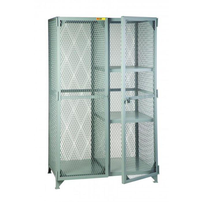 Little Giant All-Welded Combination Storage Lockers with 2 Half-Shelves