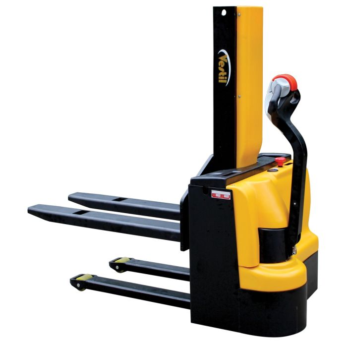 Vestil Narrow Mast Stackers with Powered Drive & Powered Lift
