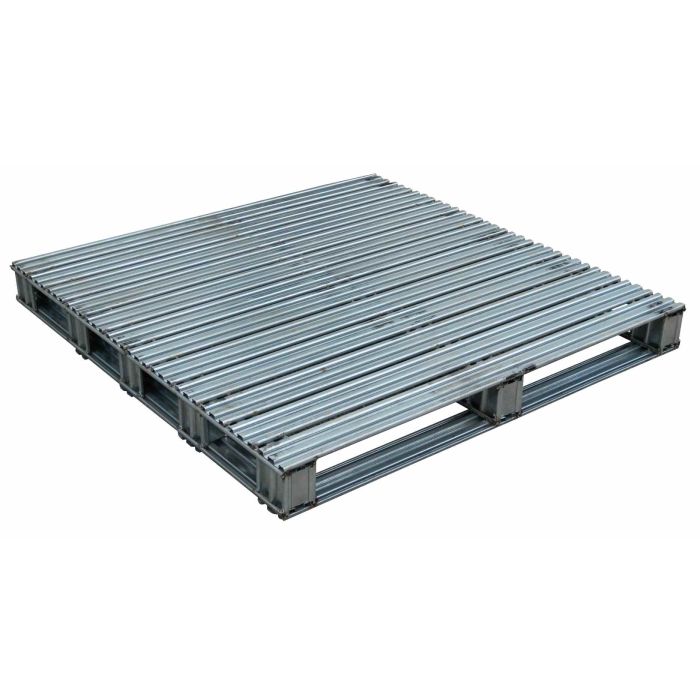 Vestil SPL-4848 Steel Pallet and Skid with Galvanized Finish - 48