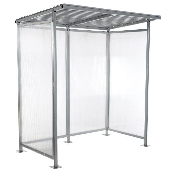 Vestil SSH-7939-80 Smoking Shelter and Bus Stop - 76-1/4